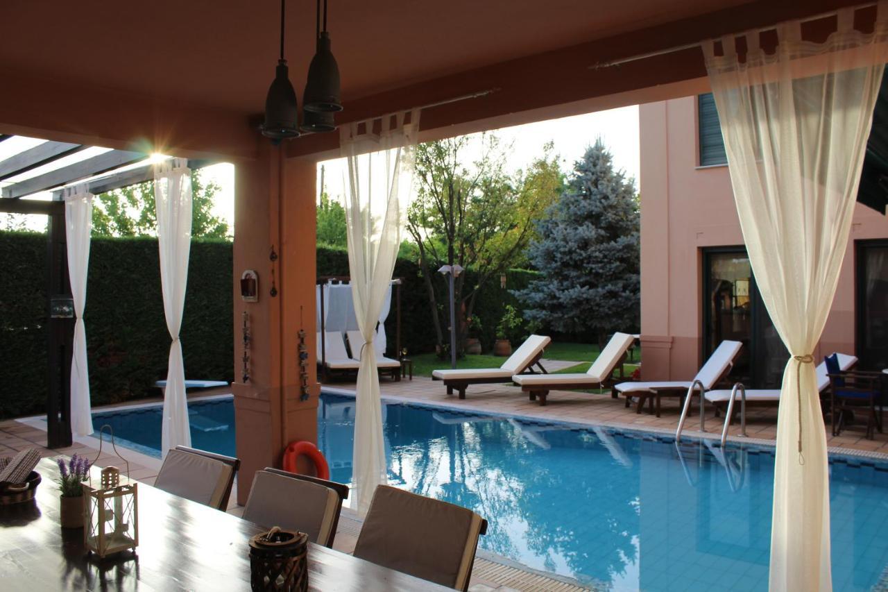 4-Seasons Pool Villa Near Meteora Trikala  Exterior photo